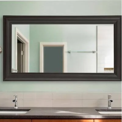 Double Vanity Wall Mirror Size: 59x22 H x 35.5x22 W