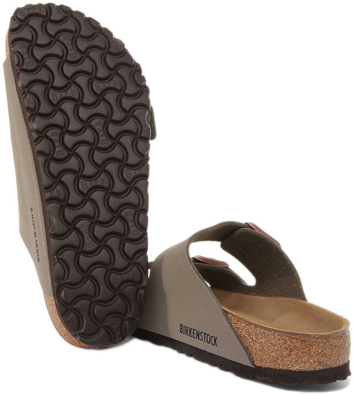 Birkenstock Arizona Birko Flor Sandals - Stone