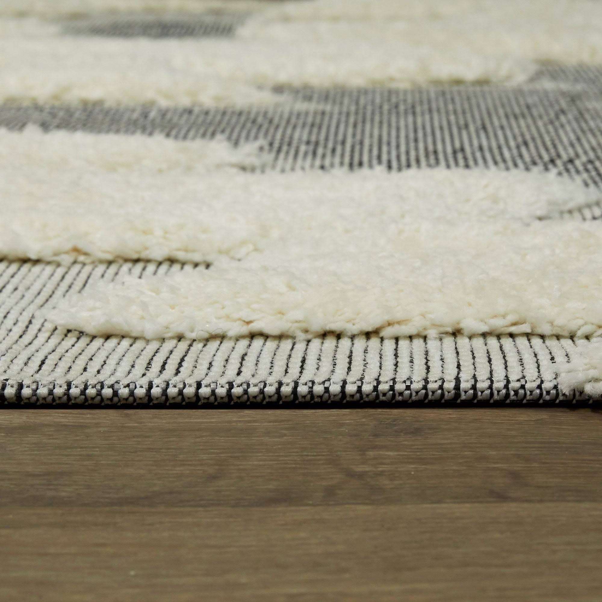 BALTA Warren Grey 8 ft. x 10 ft. Southwestern Shag Area Rug