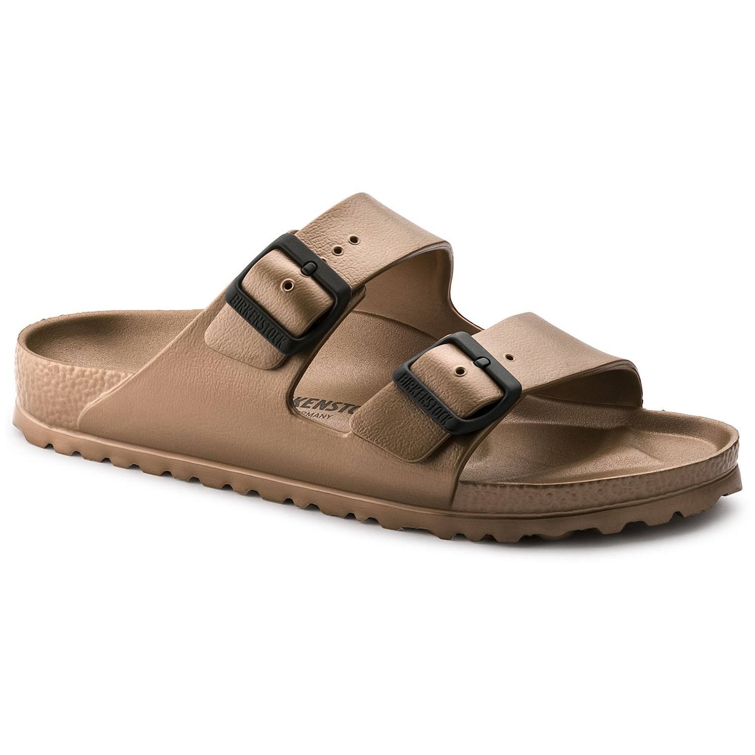 Birkenstock Women's Arizona Essentials EVA Sandals, Size: 7.0, Metallic Copper