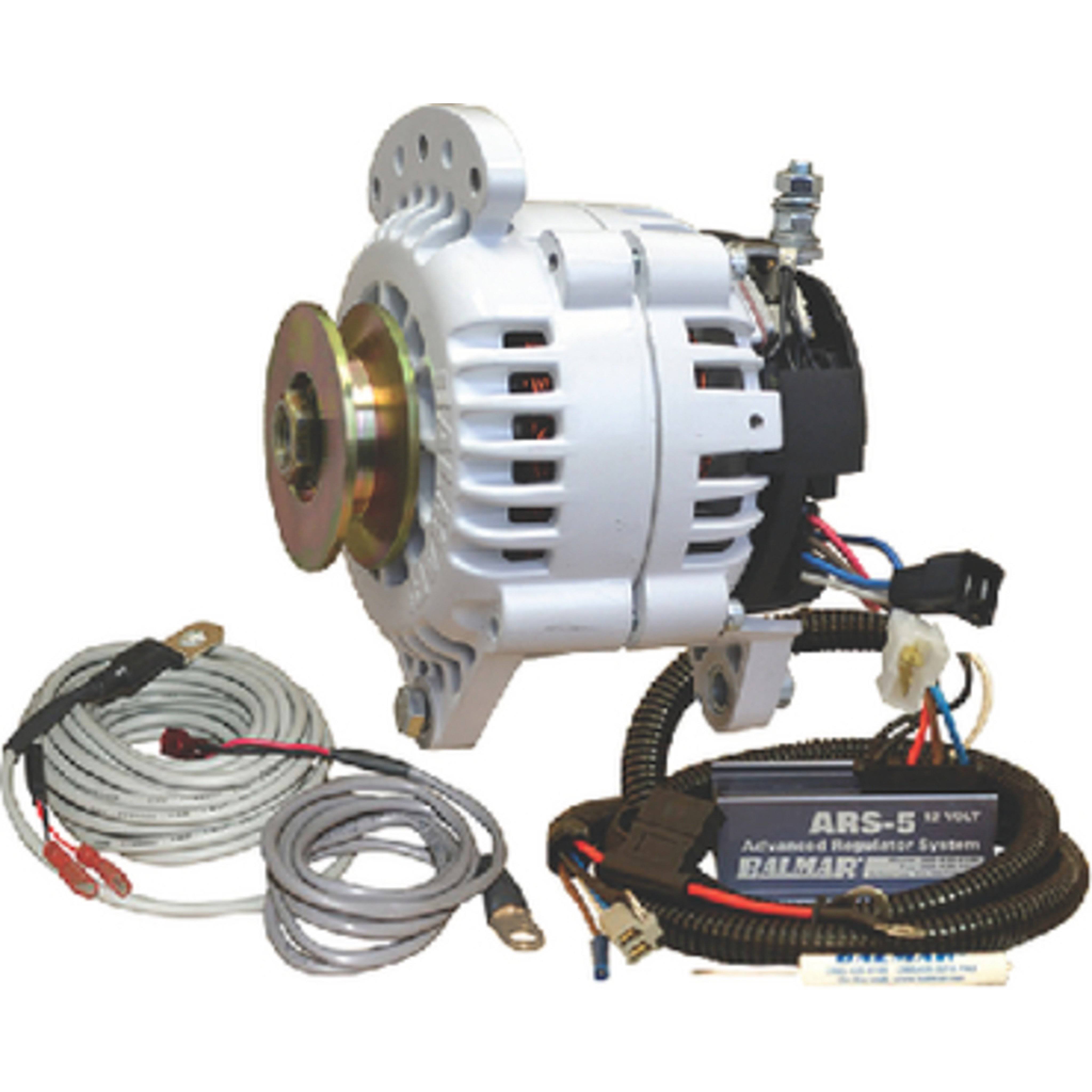 Balmar - 60 Series Alternator - Saddle Mount(Dual Foot) Charging Kit - 70A - 12V