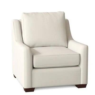L? A 33x22 Wide Armchair Birch Lane Body Fabric: Spinnsol Natural
