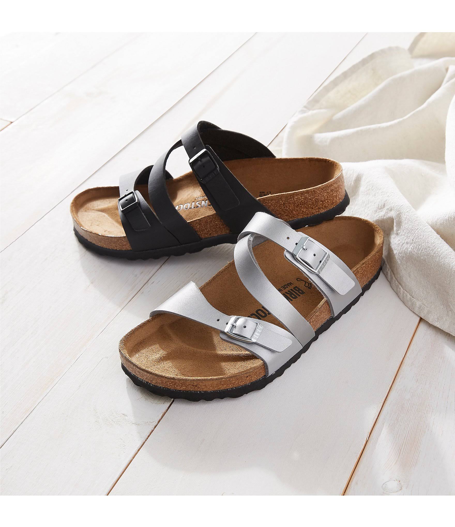 Women's Birkenstock Salina, Silver, 39