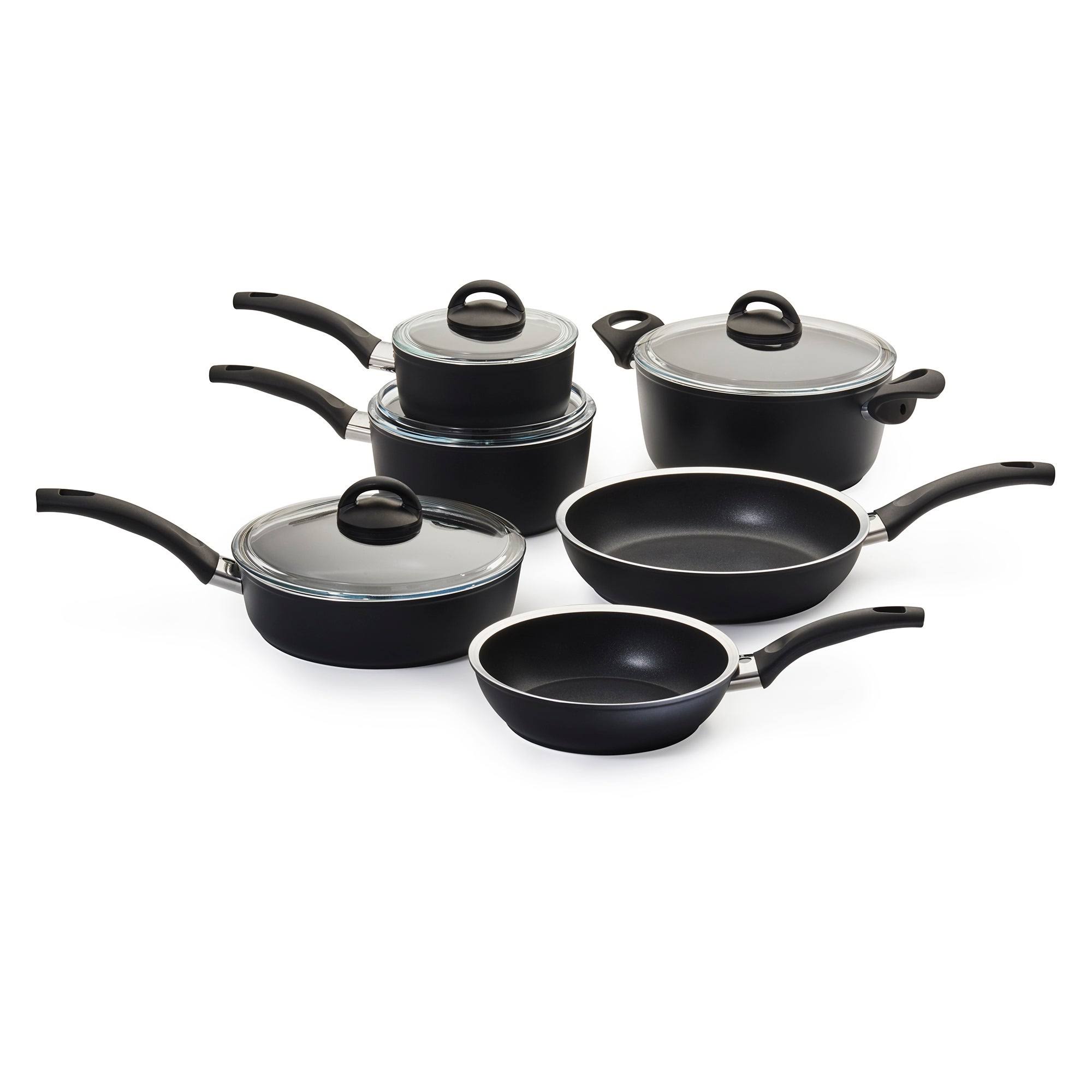 Ballarini Como 10 Piece Forged Aluminum Nonstick Cookware Set