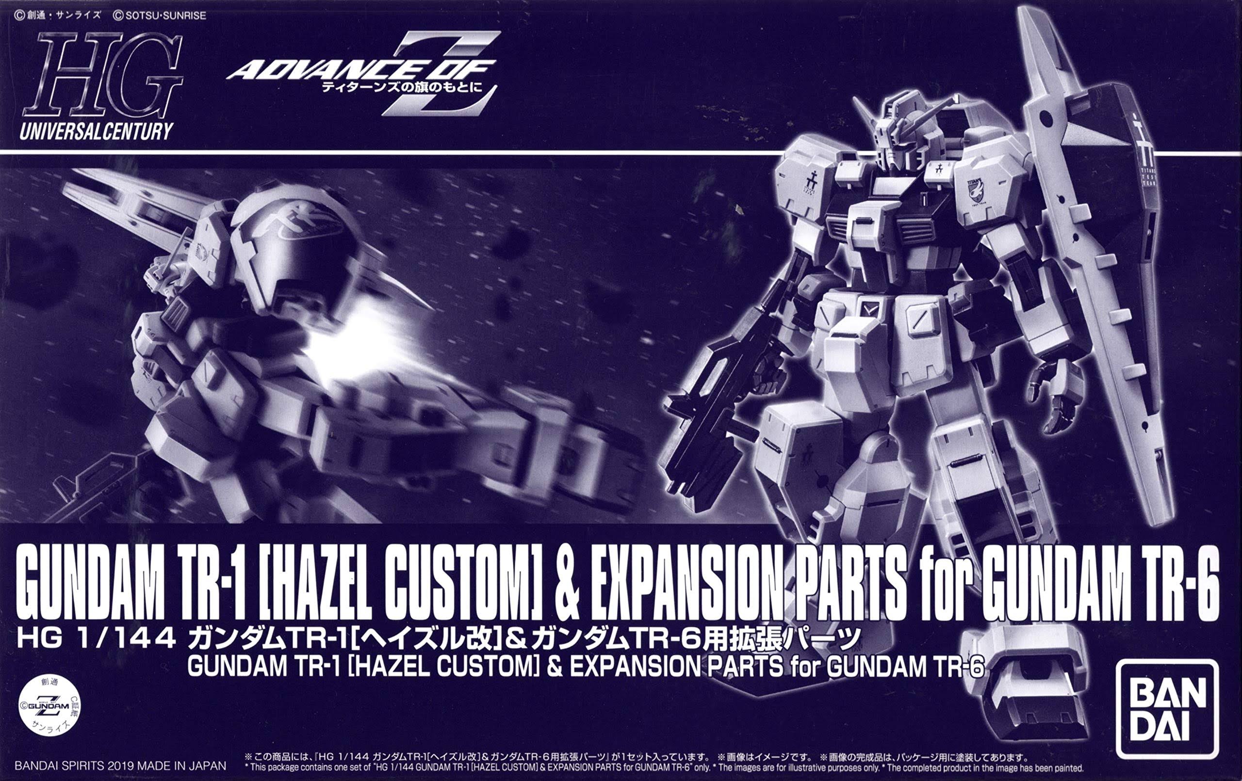 Bandai HGUC 1/144 Gundam TR-1 Hazel Custom & Expansion Parts for TR-6 Model Kit