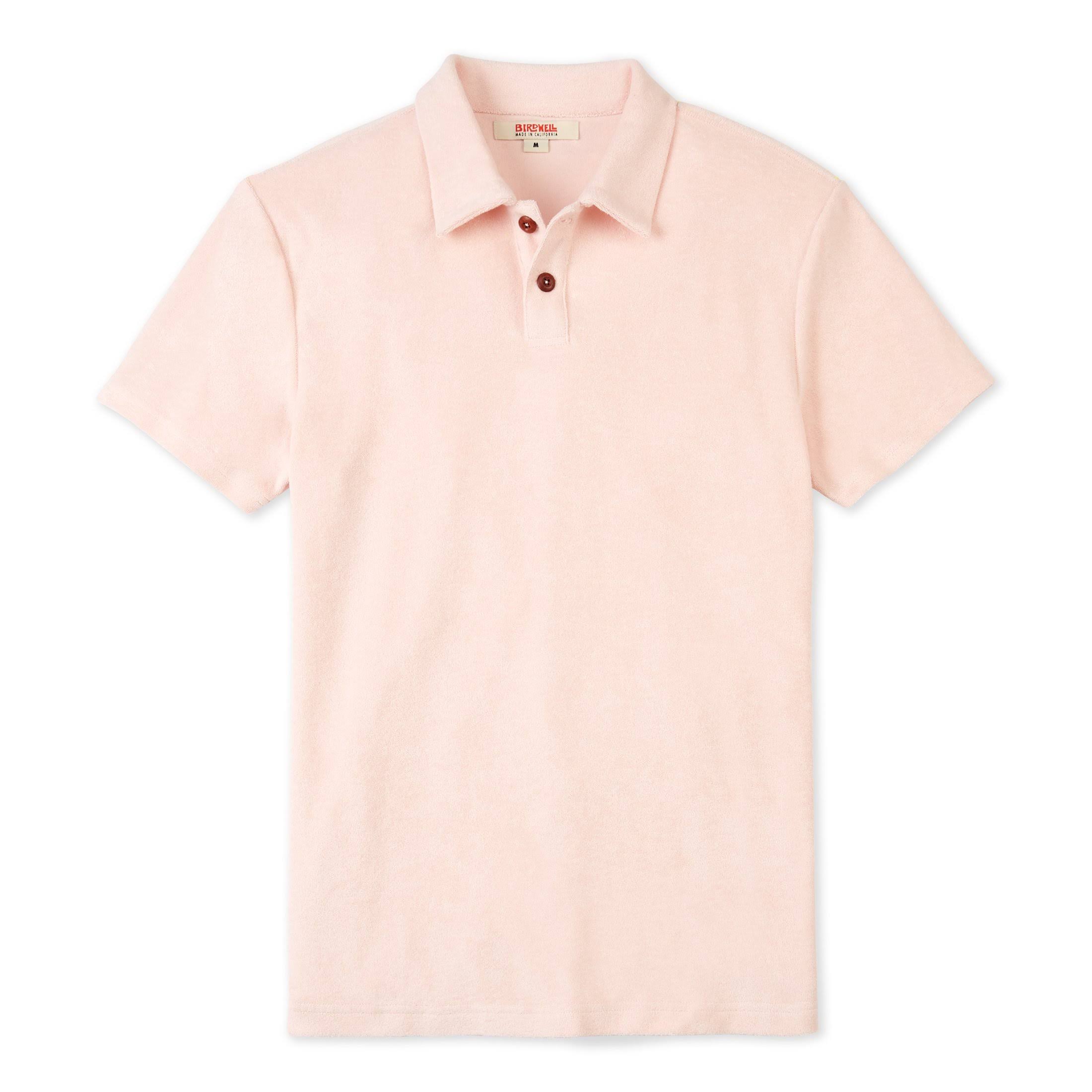 men's Terry Polo - Blush L / Blush 066