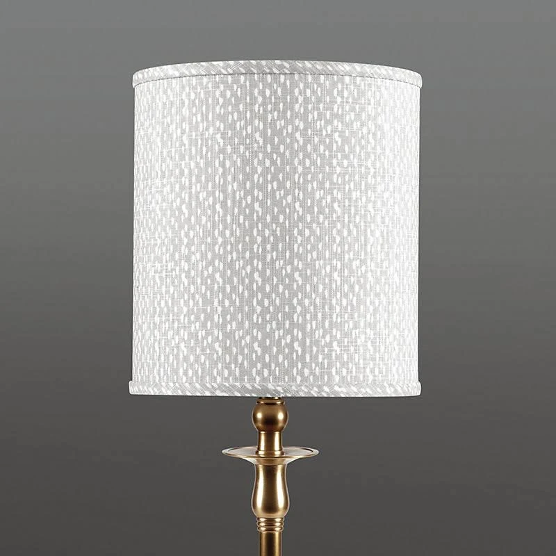 Limited Edition Riverbed Drum Buffet Shade French Gray - Ballard Designs