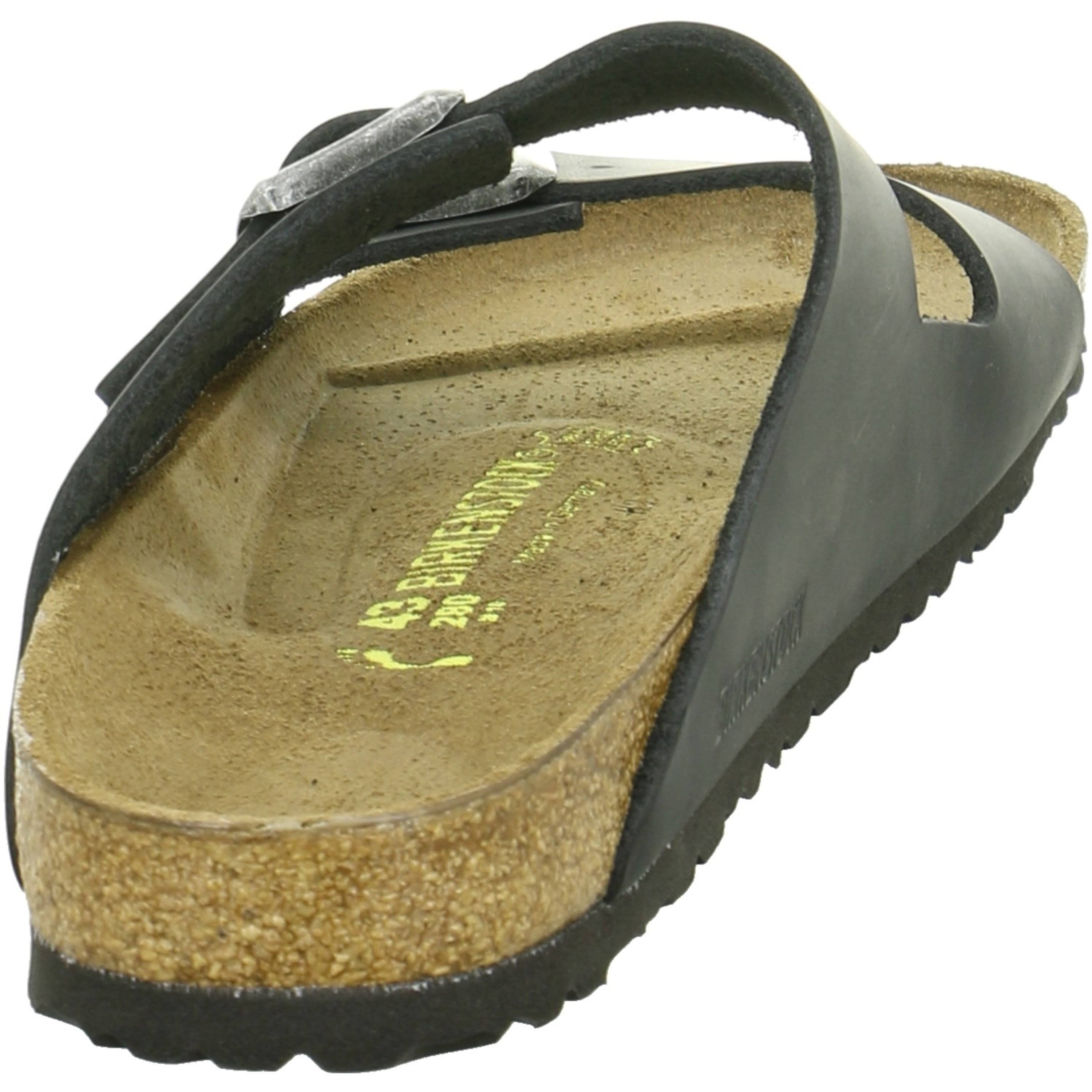 Birkenstock Black Leather Arizona Sandals
