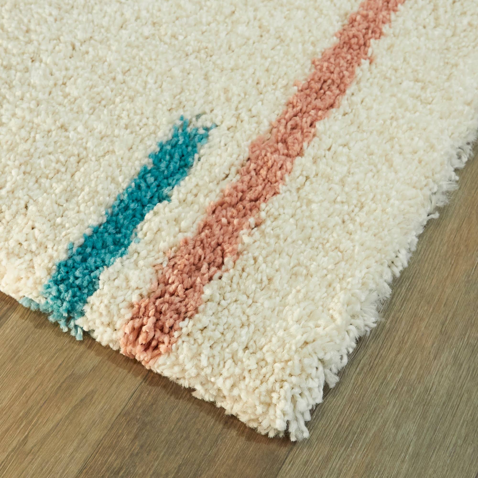 BALTA Dalmas Navy Blue 5 ft. x 7 ft. Modern Shag Area Rug