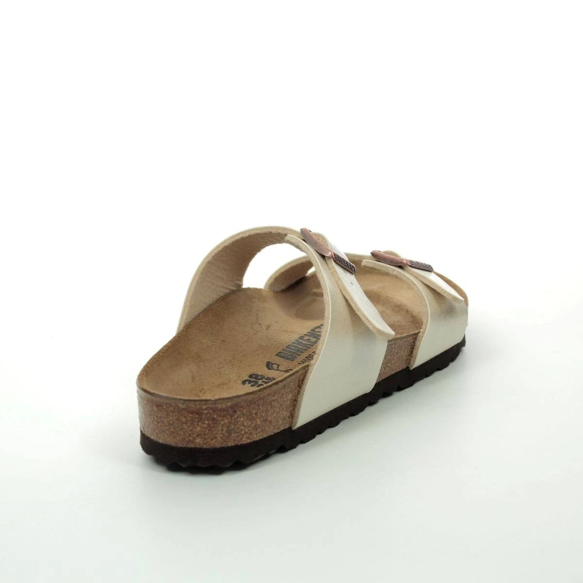 Birkenstock Sydney Oyster Womens Slide Sandals 1016170 in Size 36
