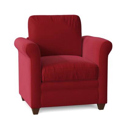 Birch Lane Allensby 35x22 Wide Armchair Body Fabric: Bayou Flame