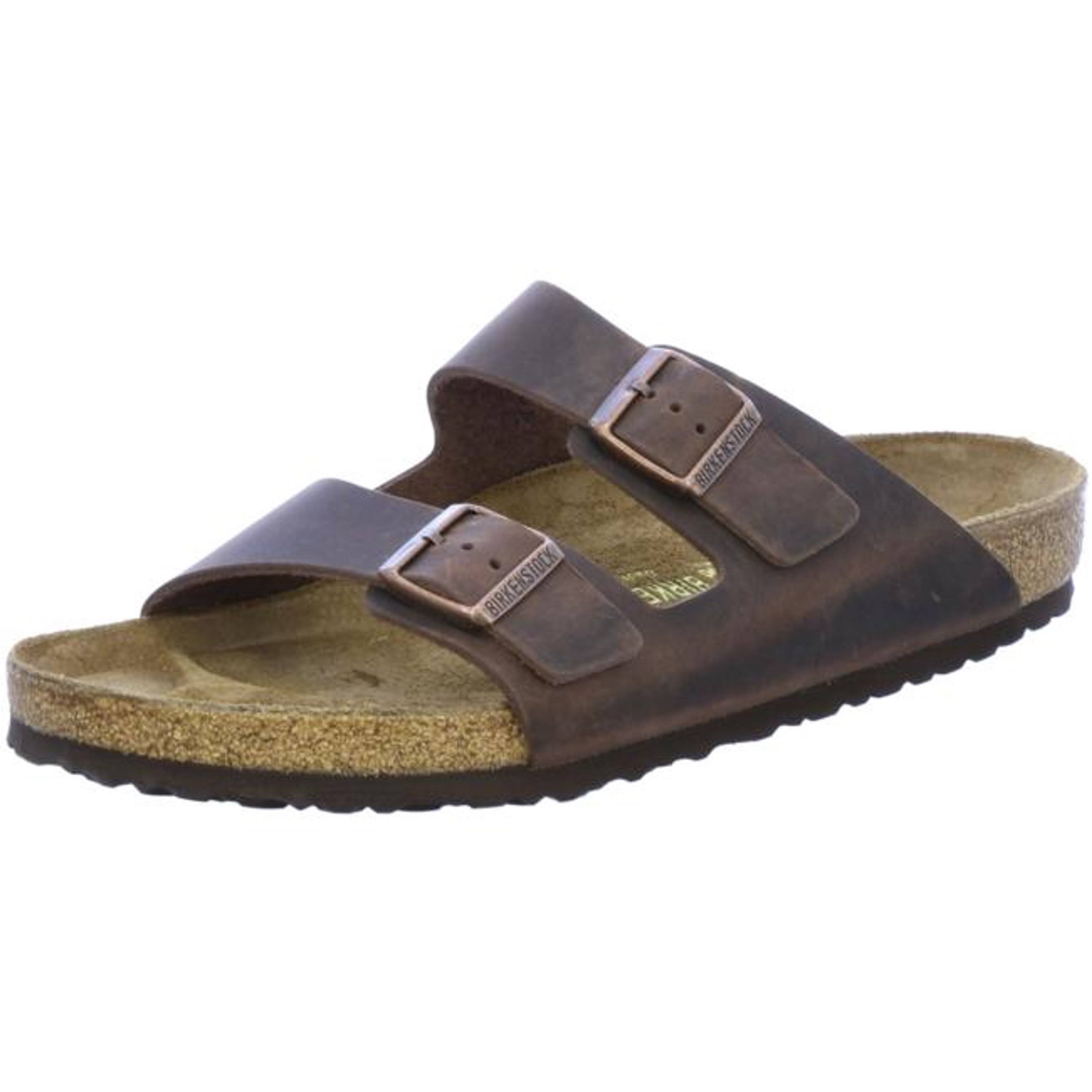 Birkenstock Leather Arizona Sandals - Habana