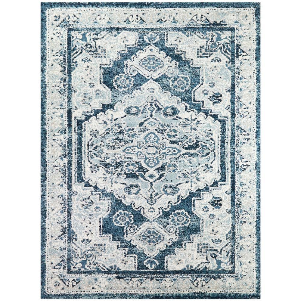 BALTA Lawson Blue 8 ft. x 10 ft. Traditional Persian Area Rug