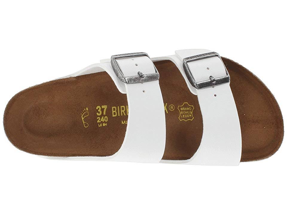 Birkenstock Women's Arizona Sandals, Size: 10/10.5 US (41 Euro), White