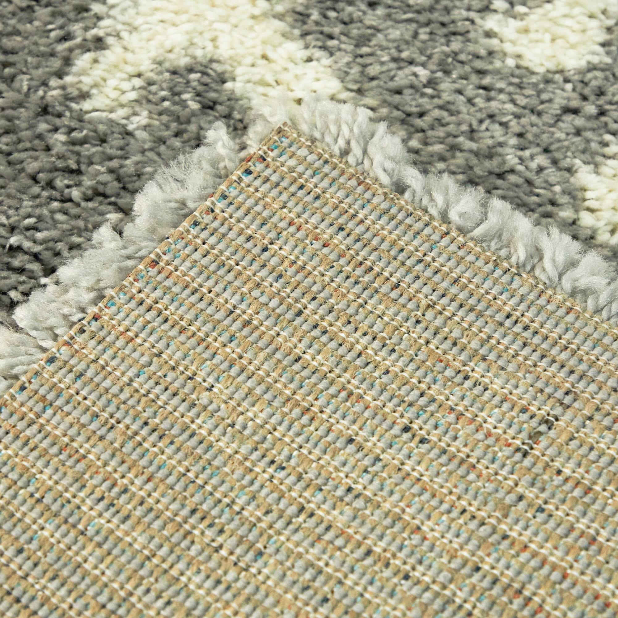 BALTA Sarasota Grey 5 ft. x 7 ft. Coastal Shag Area Rug