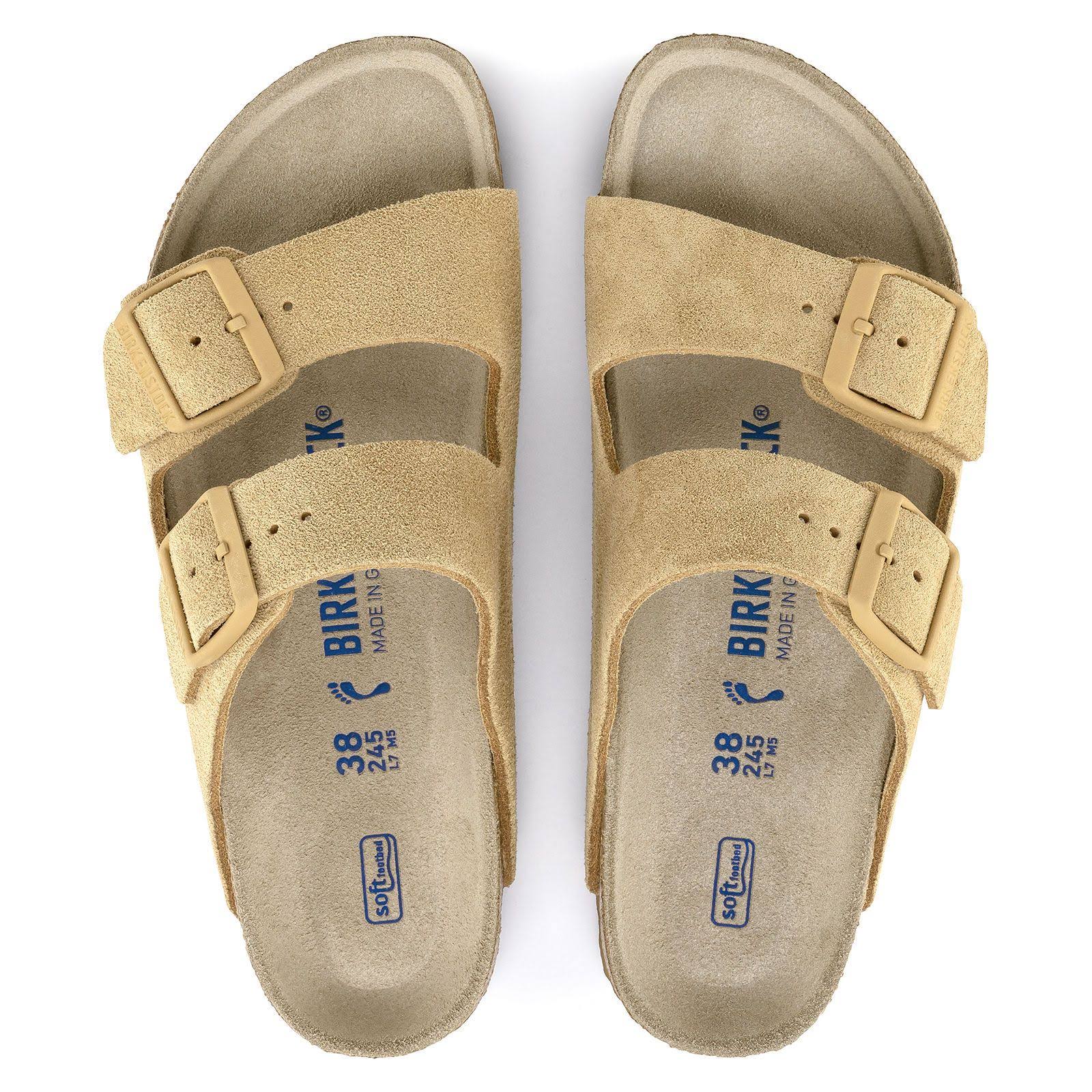 Birkenstock Arizona Soft Footbed (36 Mink Suede)