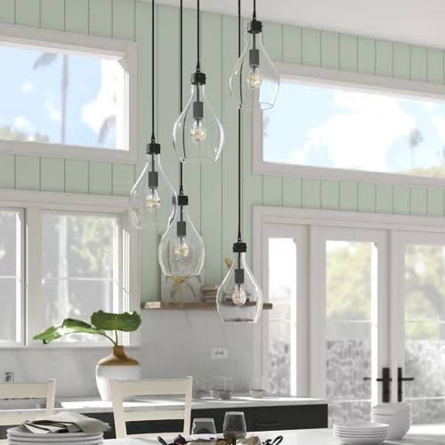 Nan 5-Light Cluster Teardrop Pendant