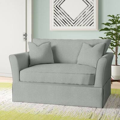 Birch Lane Estella Chair and A Half Body Fabric: Conversation Capri