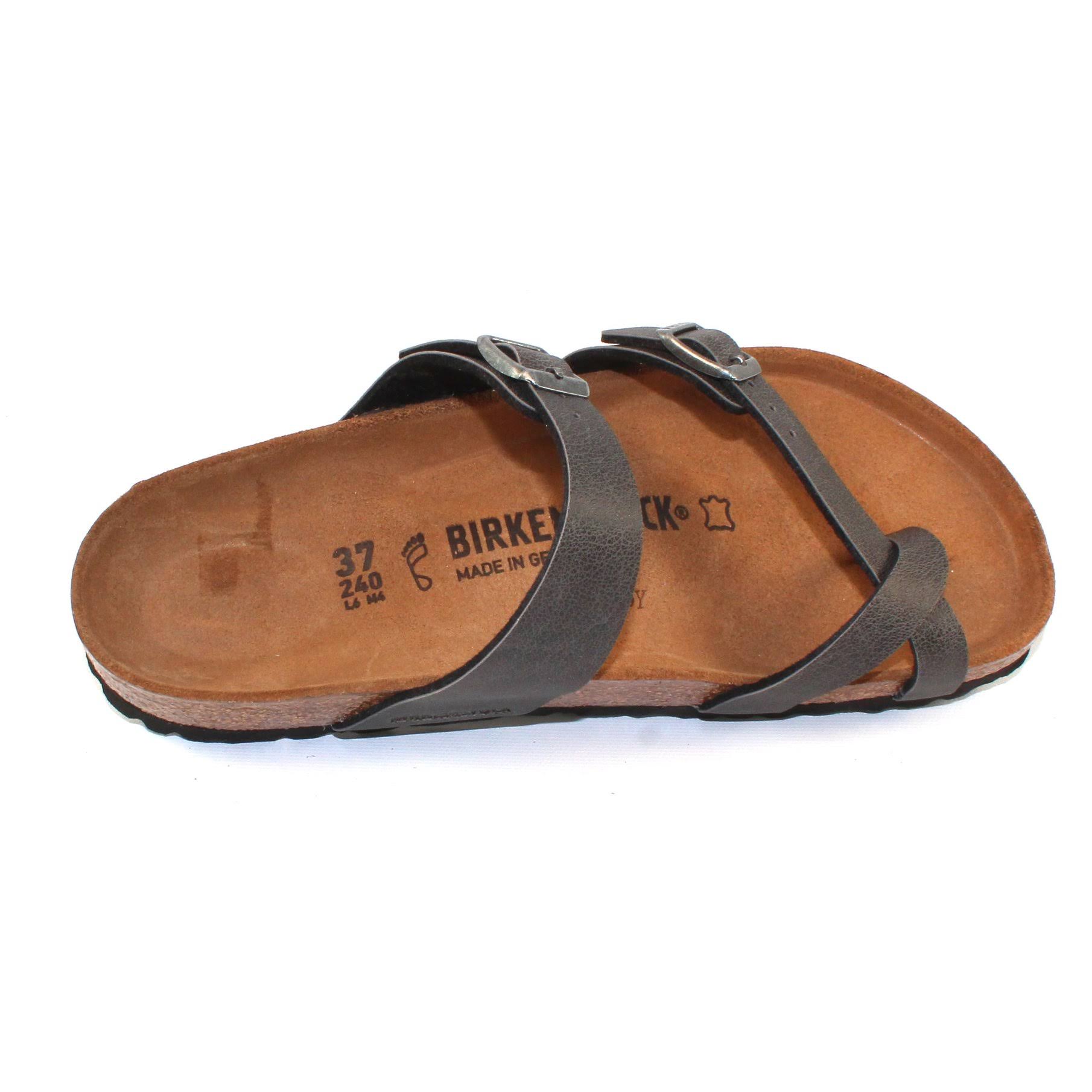 Birkenstock Women's Mayari Birko-Flor Pull Up Anthracite