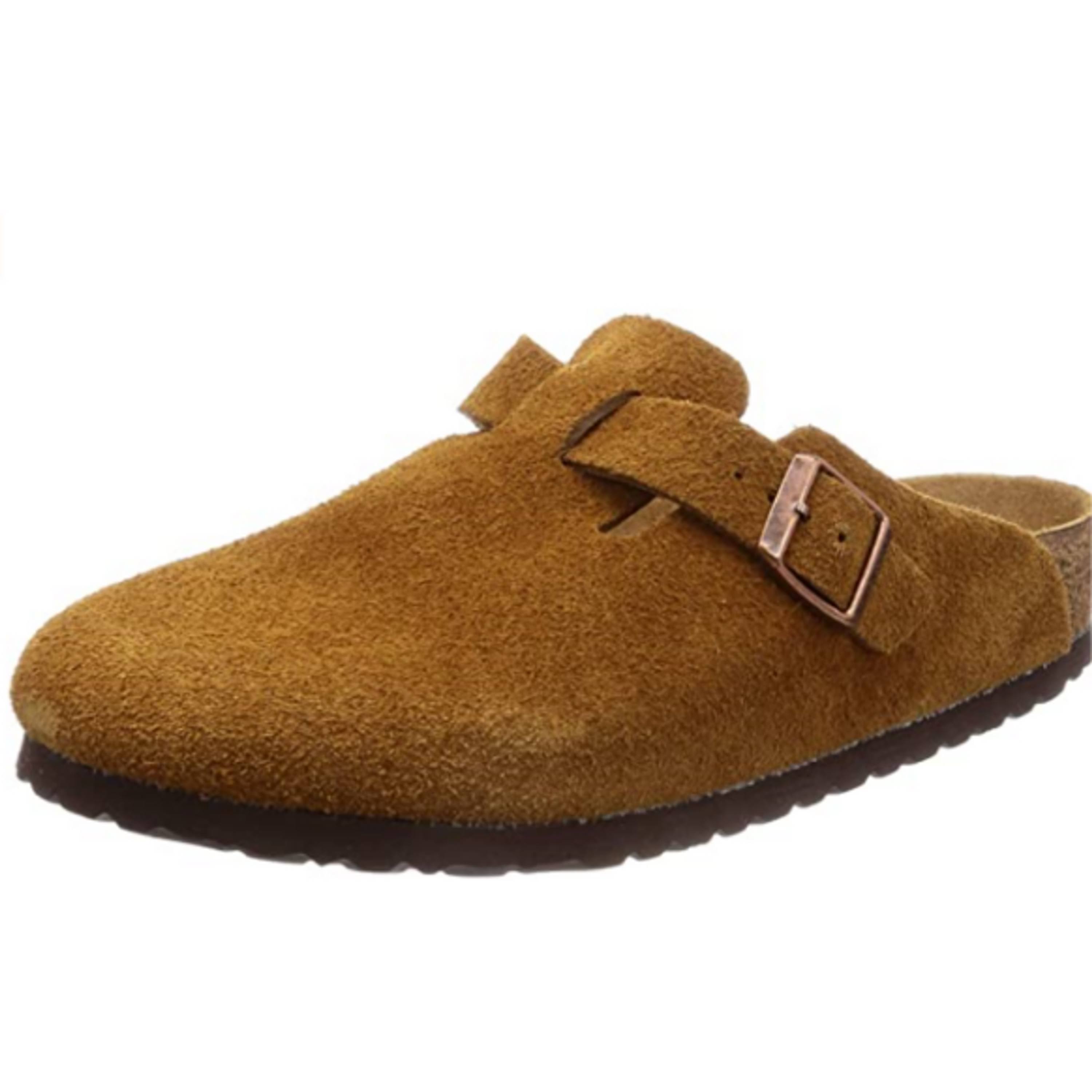 Birkenstock Boston Suede Sandals - Mink