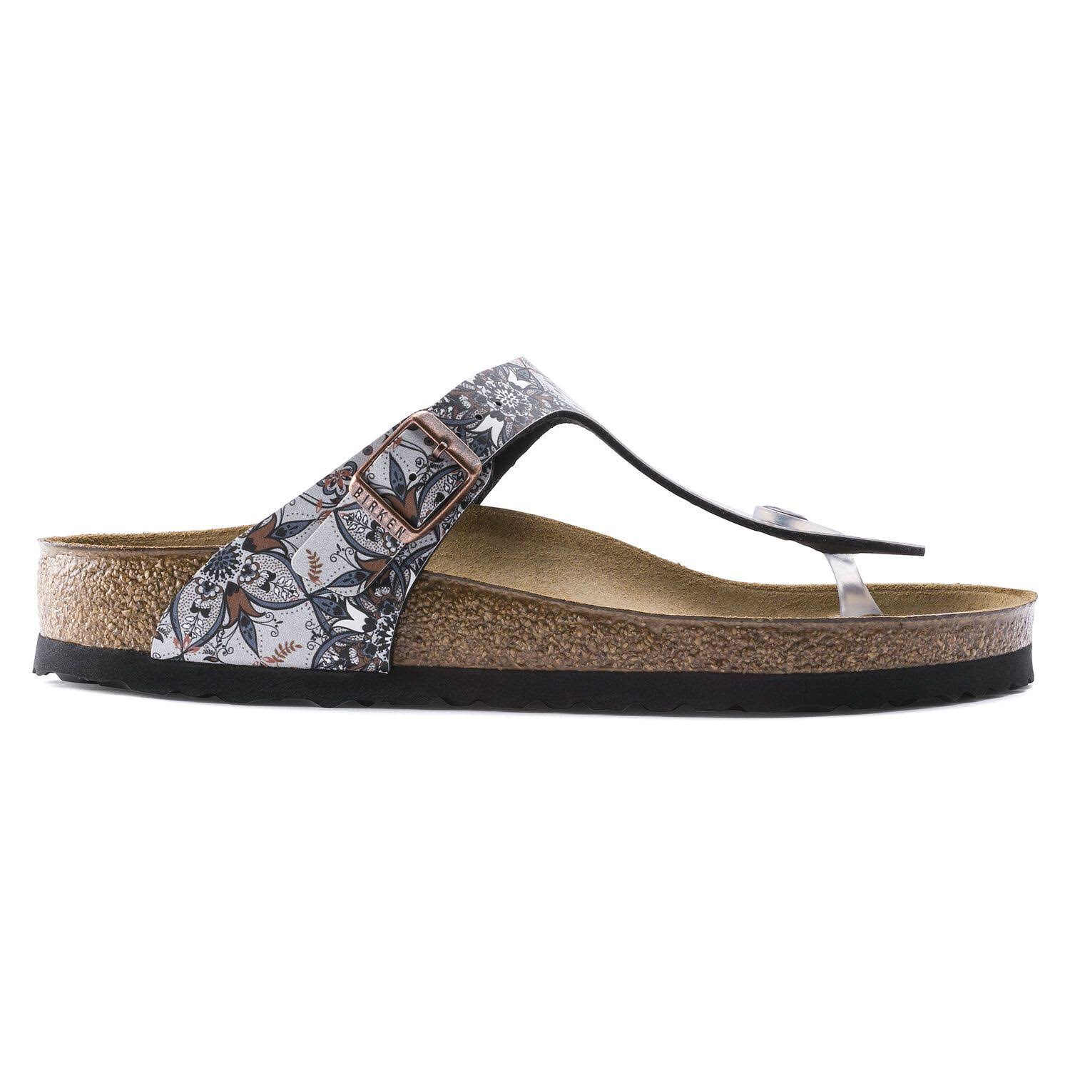 Birkenstock Gizeh Birko-Flor Boho Flowers Navy 40 / Regular