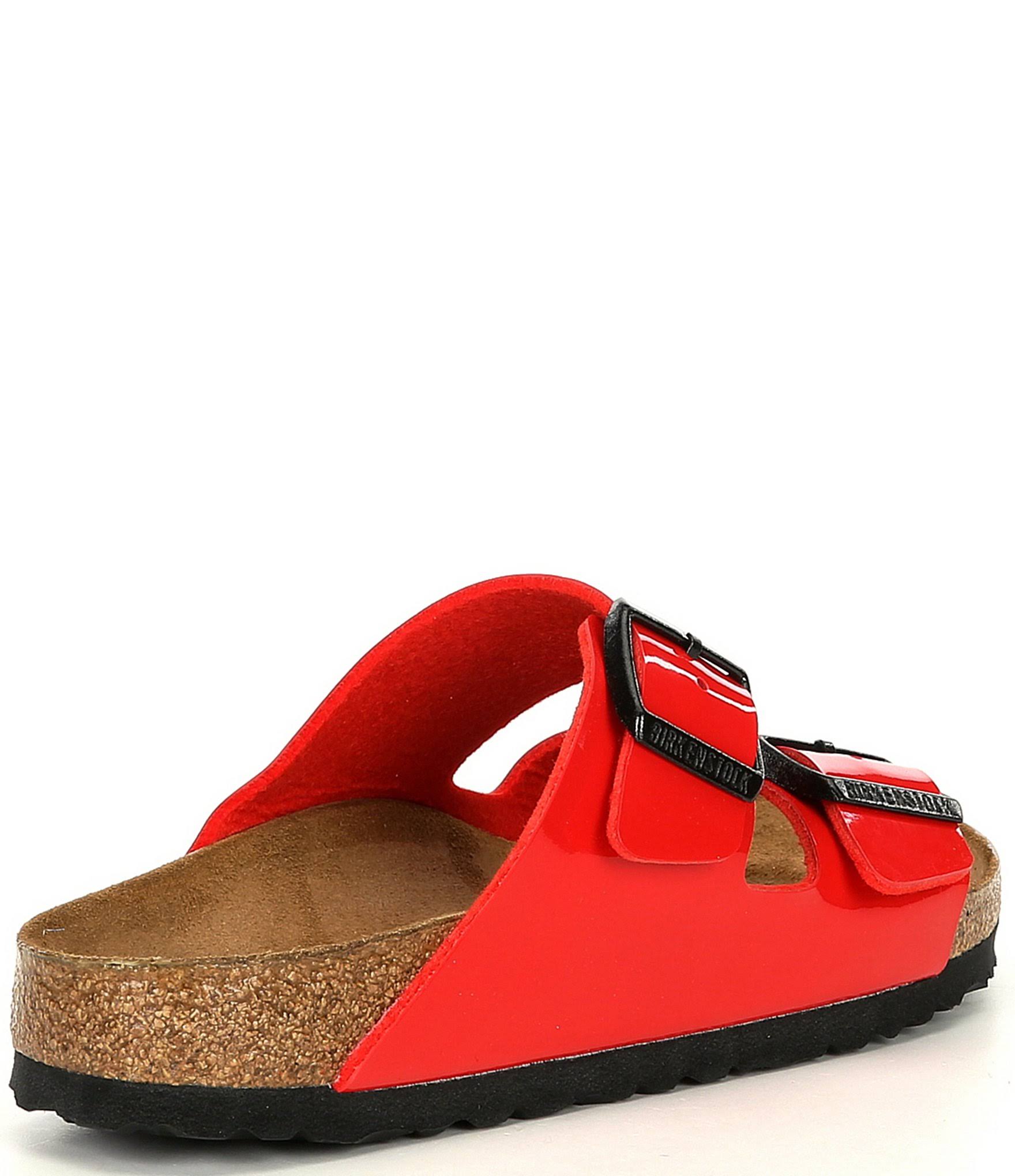 Birkenstock Women's Arizona Cherry Patent Birko-Flor