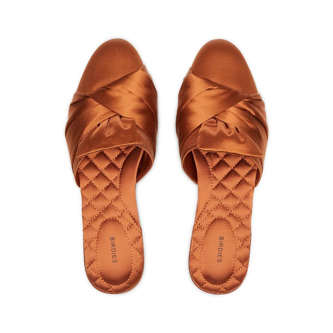 Birdies Songbird Mule, Size 6.5 in Copper Satin at Nordstrom