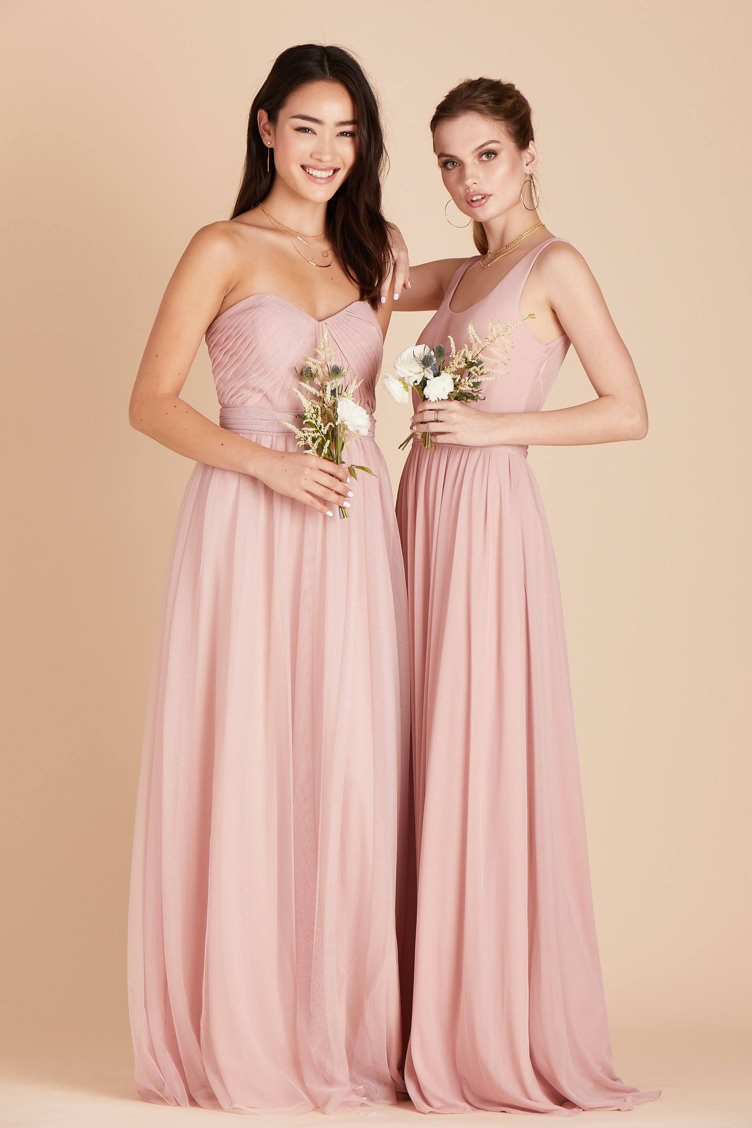 Birdy Grey Jan Bridesmaid Dress in Dusty Rose M / Dusty Rose