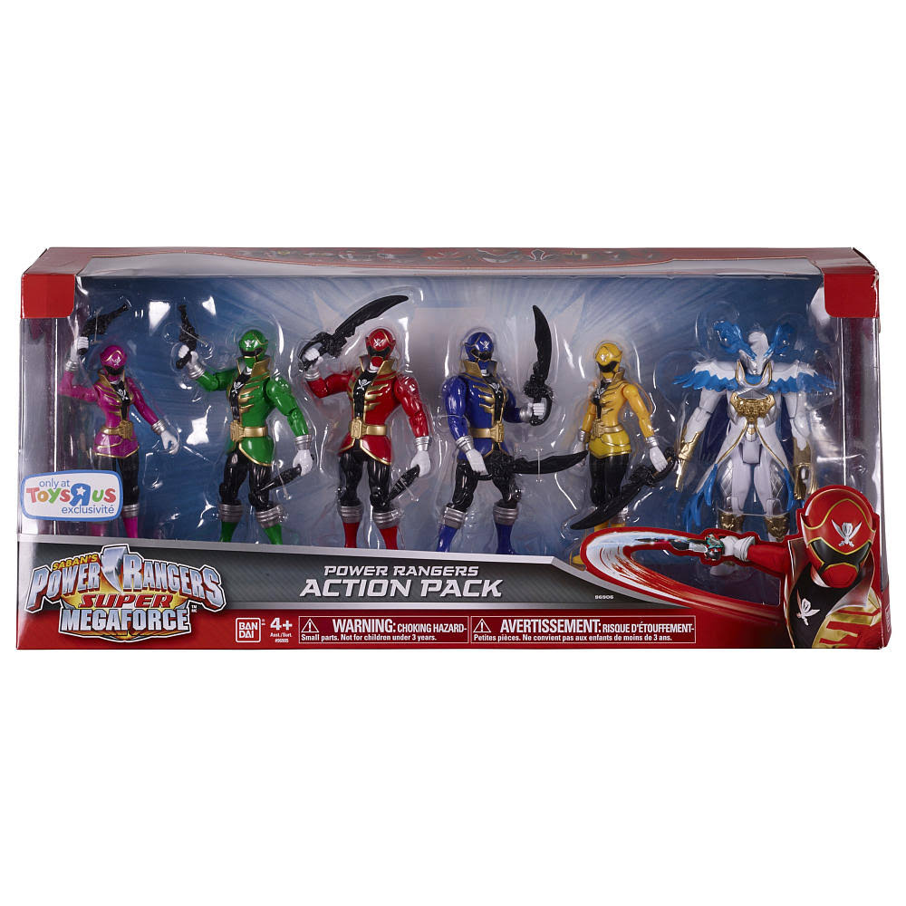 Power Rangers Super Megaforce 5-Inch Figure 6-Pack