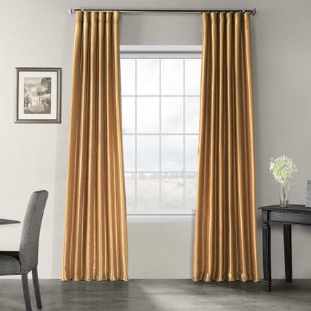 Sagunto Synthetic Room Darkening Thermal Rod Pocket Single Curtain Panel Size per Panel: 50x22 W x 120x22 L, Curtain Color: Flax