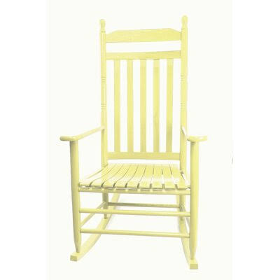 Ermera Rocking Chair Color: Coastal Yellow