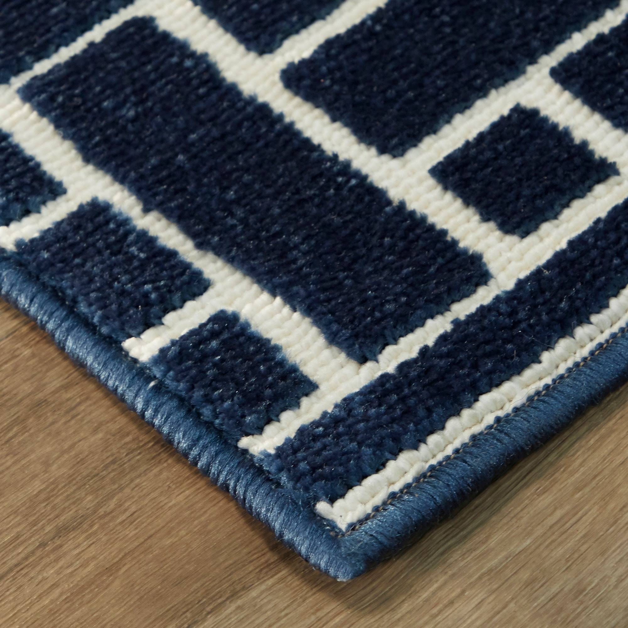 BALTA Mitchell Dark Blue 5 ft. x 7 ft. Contemporary Area Rug