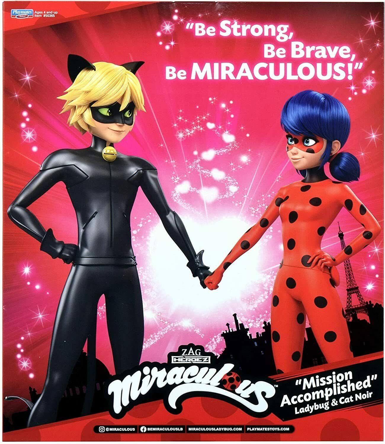 Miraculous 10.5-inch Fashion Doll 2-Pack Ladybug and Cat Noir