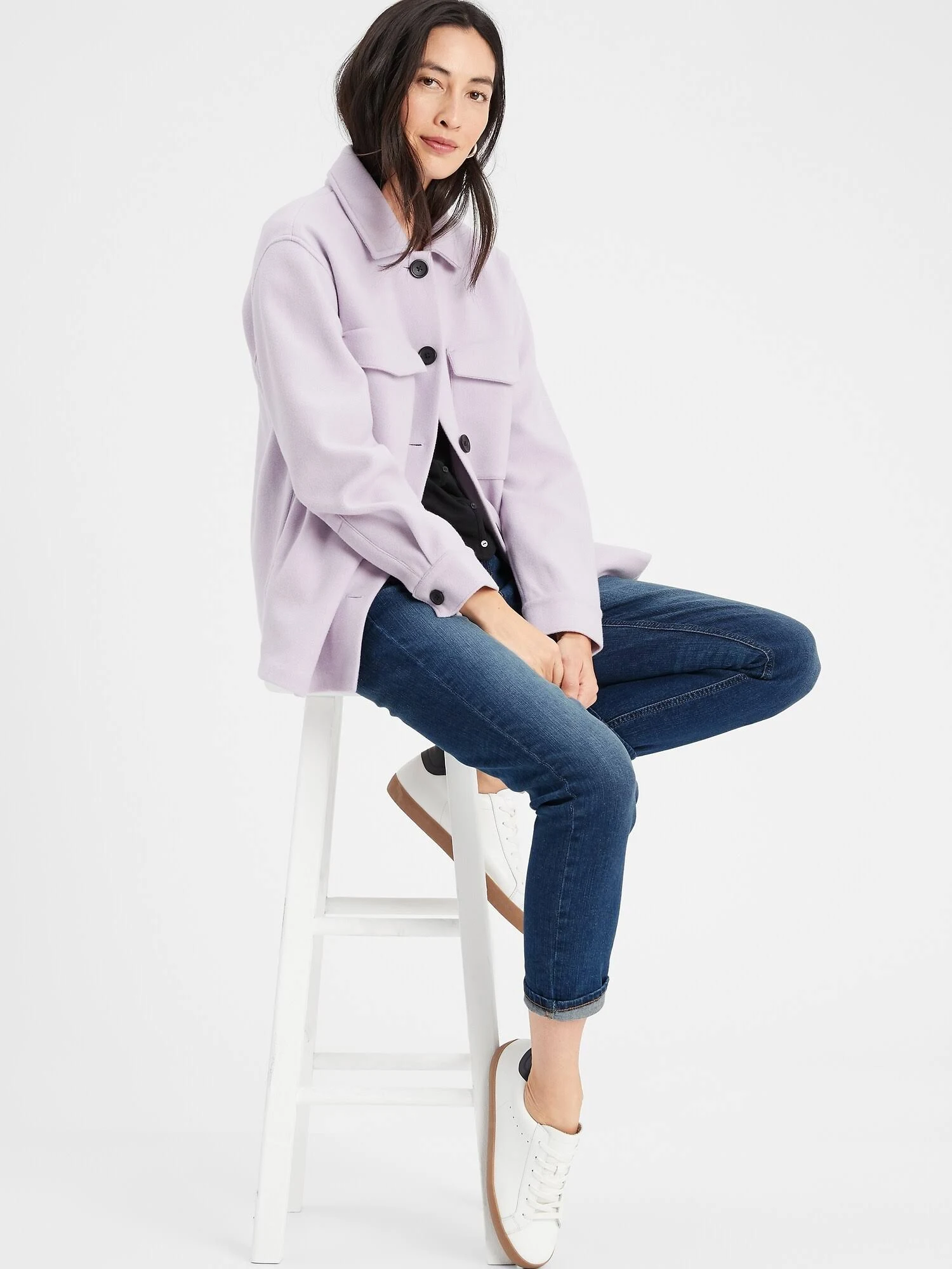 Women's Low-Rise Dark Wash Girlfriend Jean Dark Wash