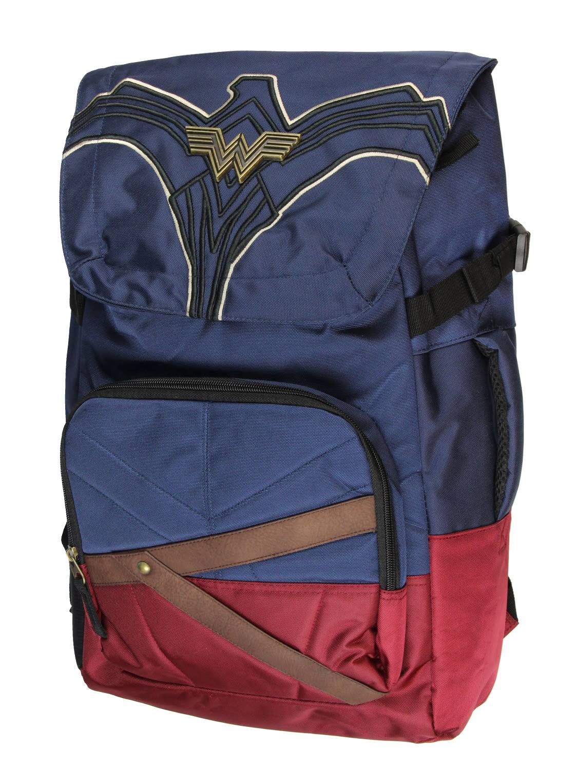 Bioworld Wonder Woman Backpack with Padded Laptop Sleeve