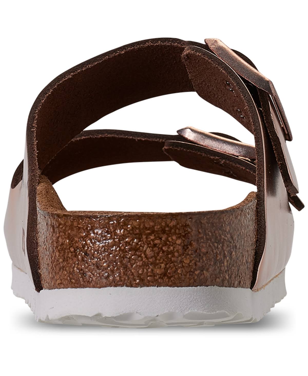 Birkenstock Women's Arizona Soft Footbed Metallic Silver