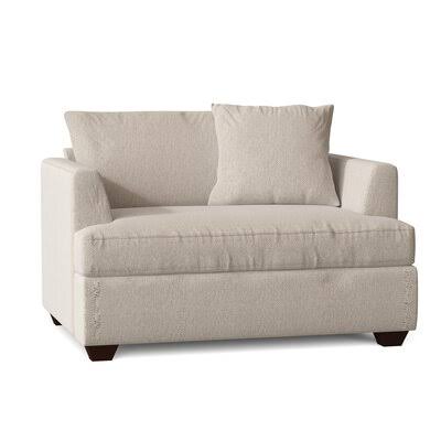Karley 39x22 Armchair Birch Lane Body Fabric: Nobletex Platinum