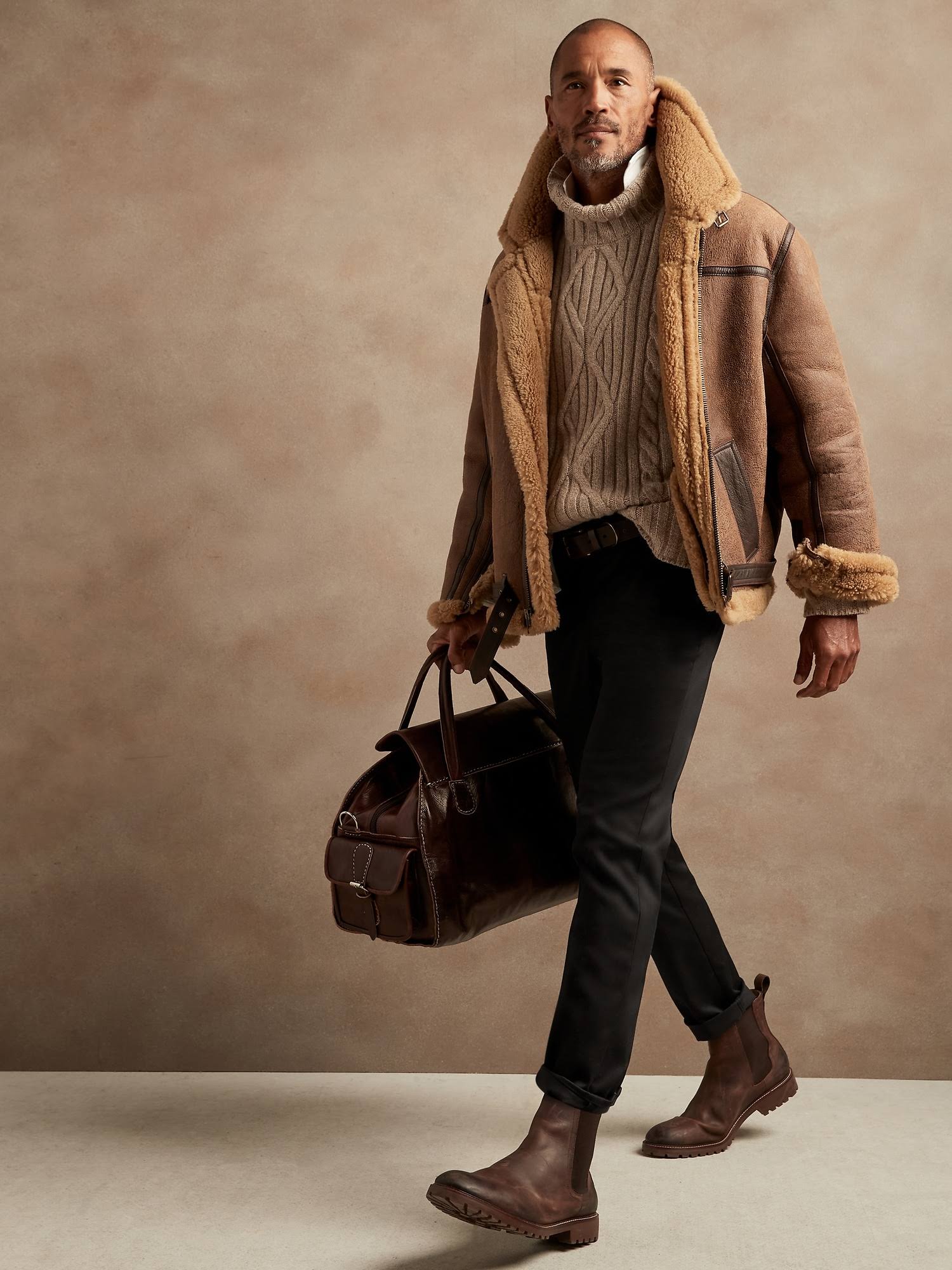 Banana Republic Men's Aiden Slim Core Temp Pant Black Size 40W 34L