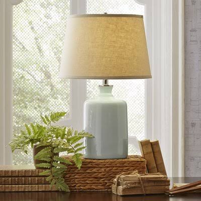 Birch Lane Heritage Bloomfield 22x22 Table Lamp Base Color: Blue