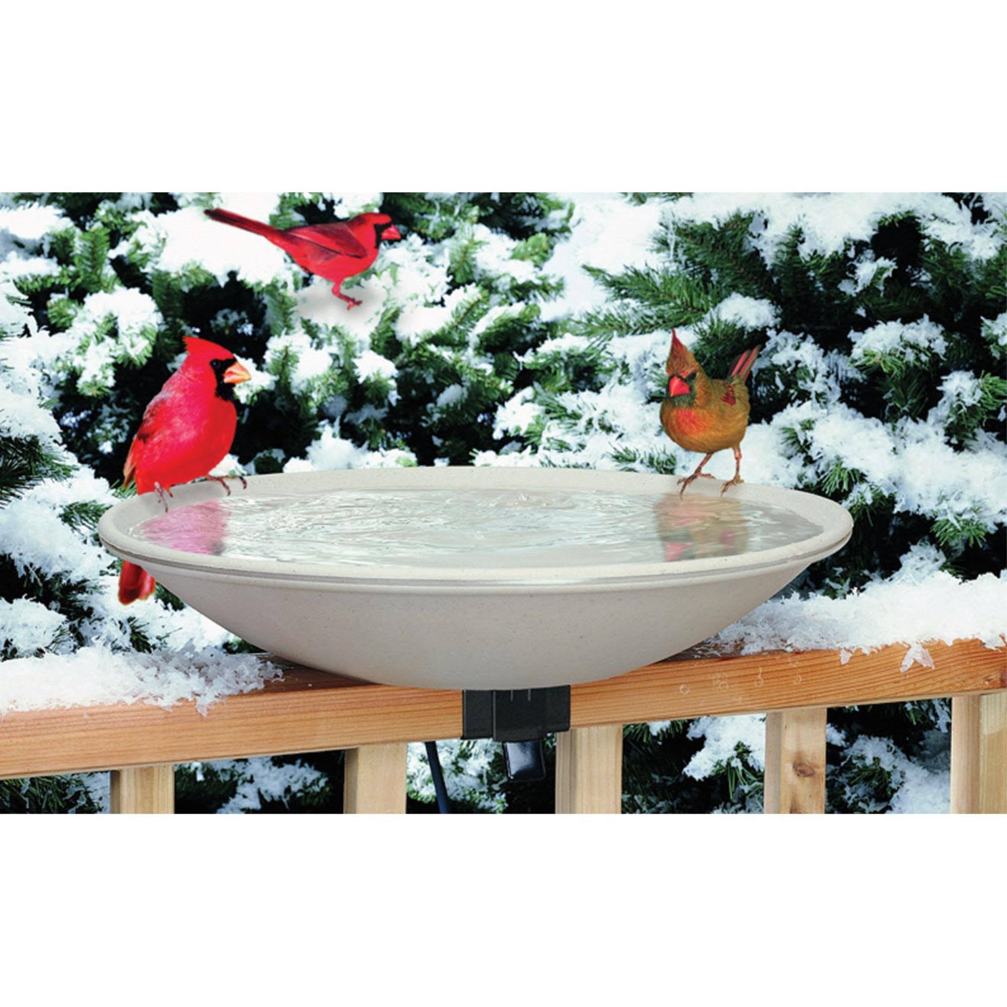 Allied Precision Deck Mounted Heated Bird Bath