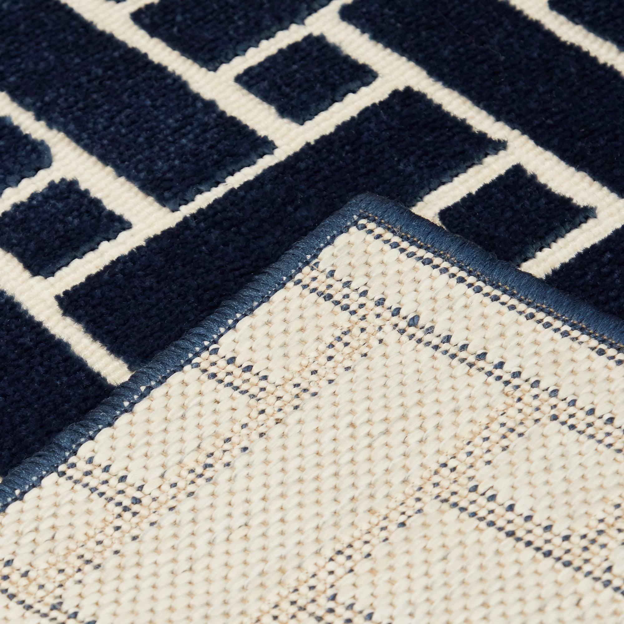 BALTA Mitchell Dark Blue 5 ft. x 7 ft. Contemporary Area Rug