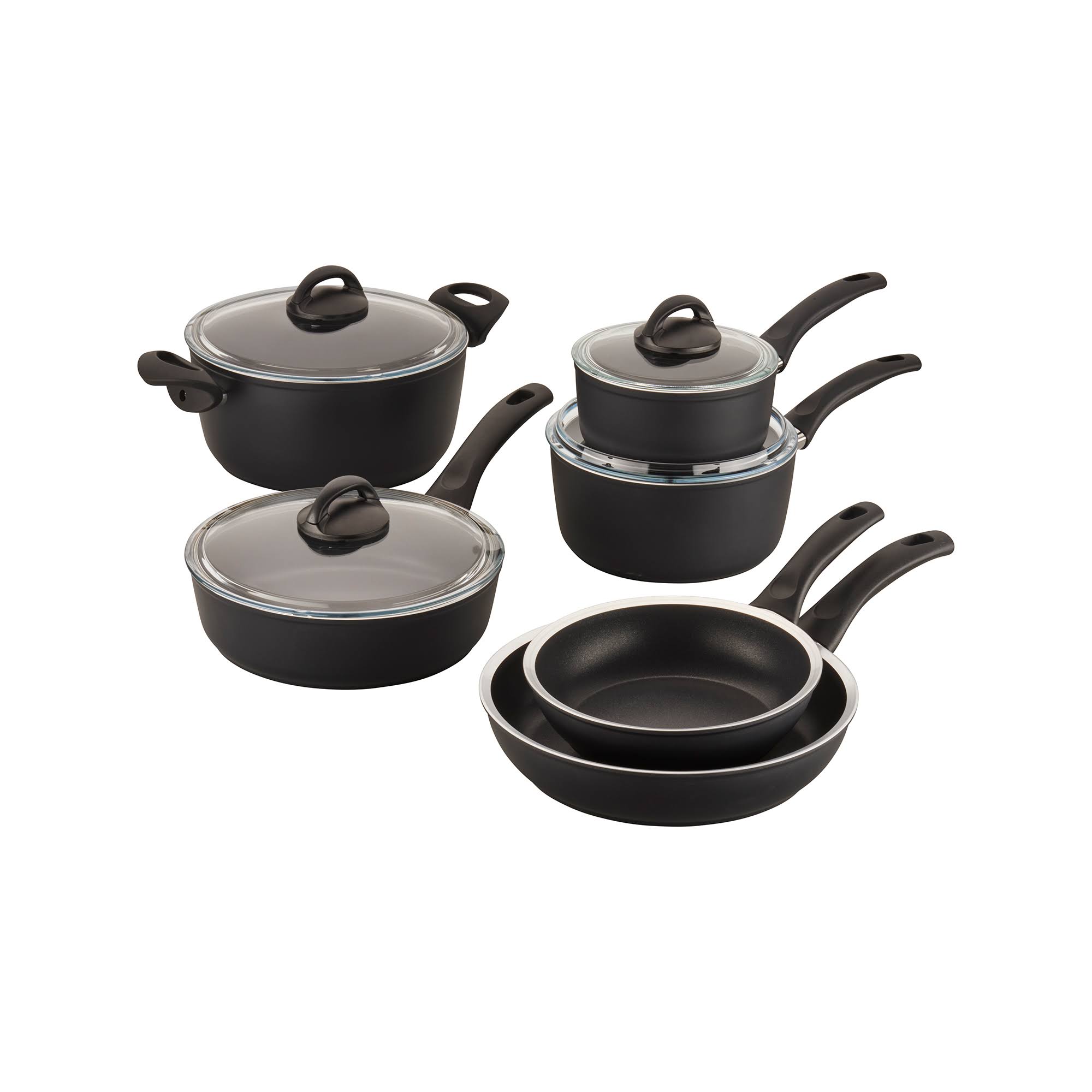 Ballarini Como 10 Piece Forged Aluminum Nonstick Cookware Set