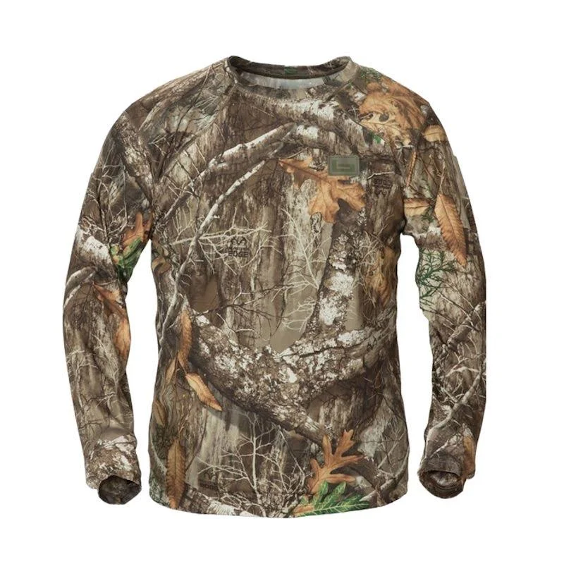 Banded Tech Stalker Mock Shirt, Realtree Edge