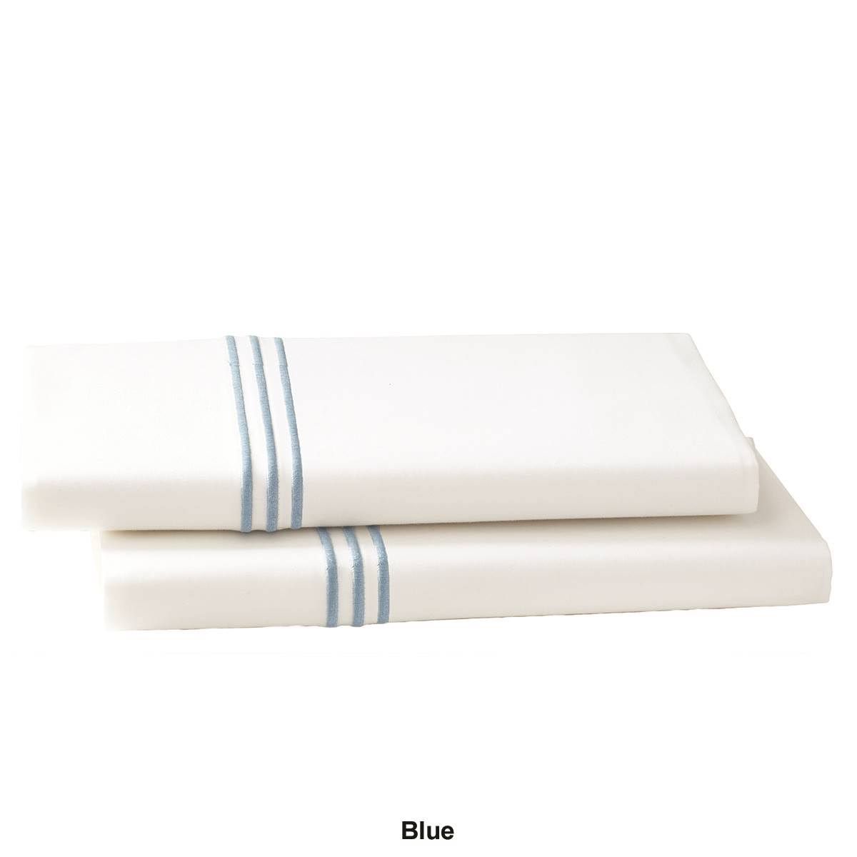 Kassatex Celina 300 Cotton Blend Pillowcase Case Pack Size: Standard, Color: Mink