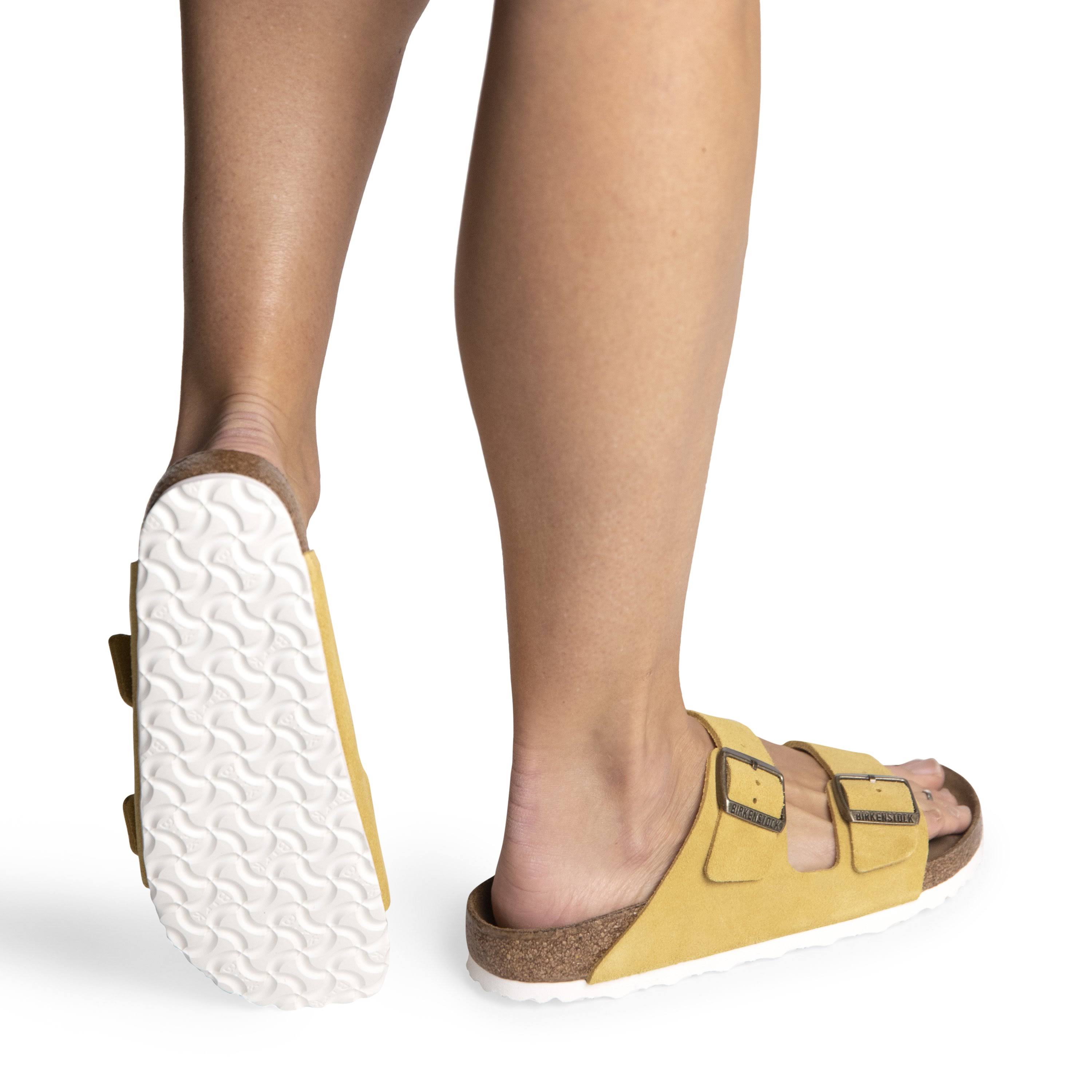 Birkenstock Women's Arizona Soft Footbed Sandals, Earth Red