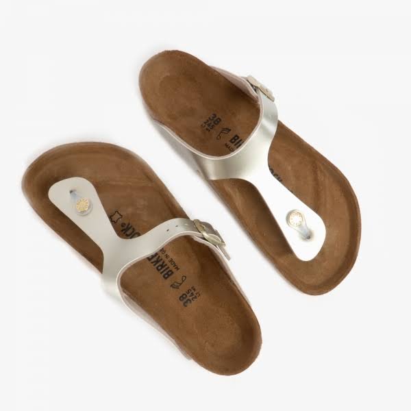 Birkenstock Gizeh 1015592 Girls Birko-Flor Toe Post Sandals Elec