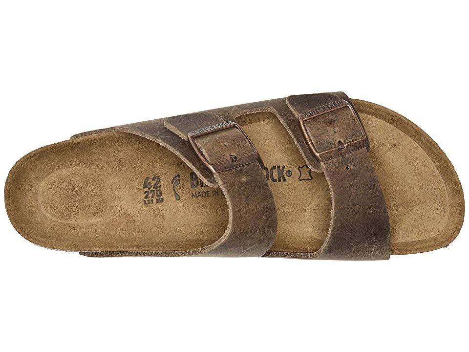 Birkenstock Arizona Sandals, Women's, Tobacco Oiled Leather, Size: 6