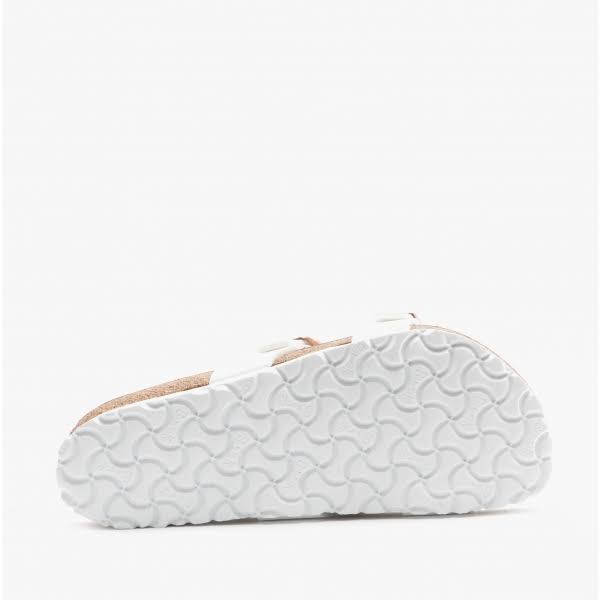 Birkenstock Womens Yao Balance Birko-Flor Open Toe Summer Sandals - White -8-8.5