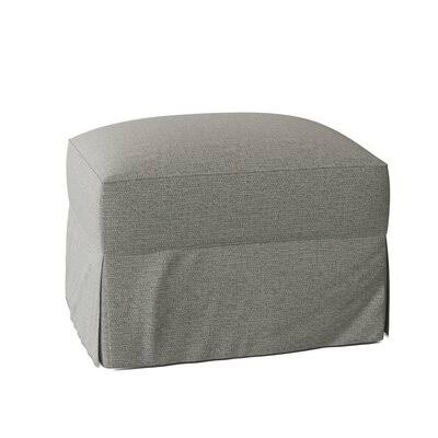 Birch Lane Young 29x22 Rectangle Standard Ottoman Body Fabric: Vault Spa