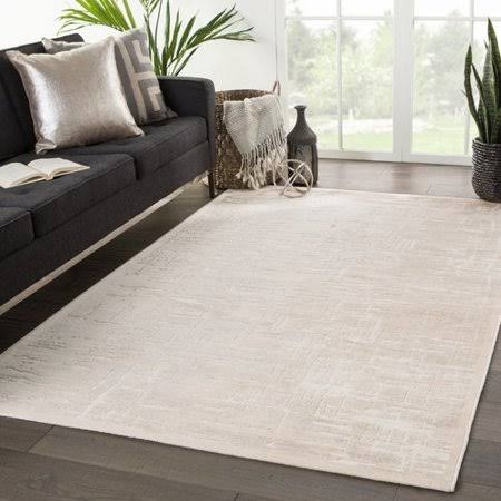 Ivy Bronx Frannie Abstract Beige Area Rug, Size: Rectangle 7&6 inch x 9&6 inch